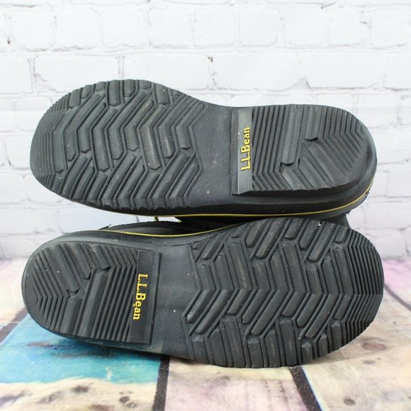 LL BEAN Lace-Up Snow Duck Boots Felt Lined Size 8 - Picture 9 of 9